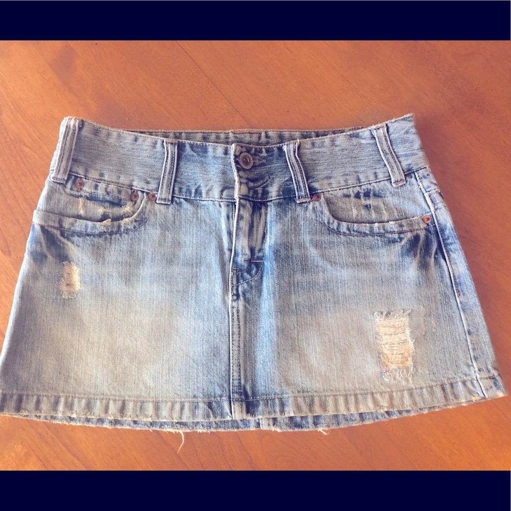 Mini Jean Skirt
